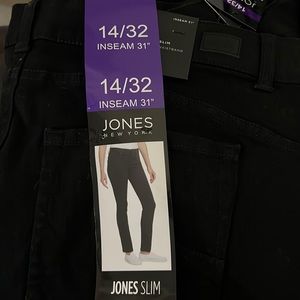 Jones Black Jeans size 14